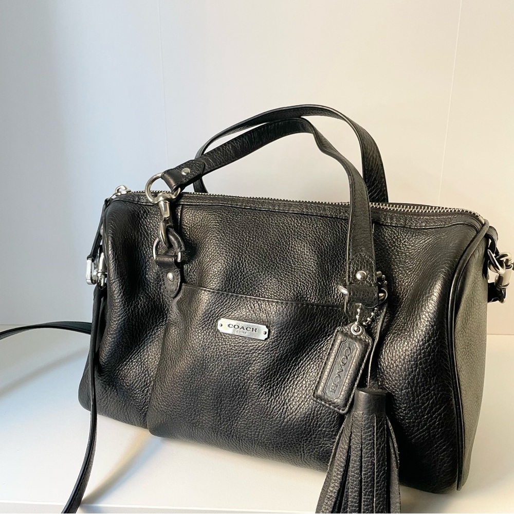 Coach Black Leather Women's Bag